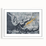 Abstract wall art canvas showcasing vibrant colors and geometric patterns, rolled and secured in a protective cardboard tube for safe shipping. Ideal for modern home decor.