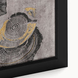 Abstract wall art canvas print showcasing vibrant geometric shapes in bold colors, ideal for modern home décor and artistic expression.