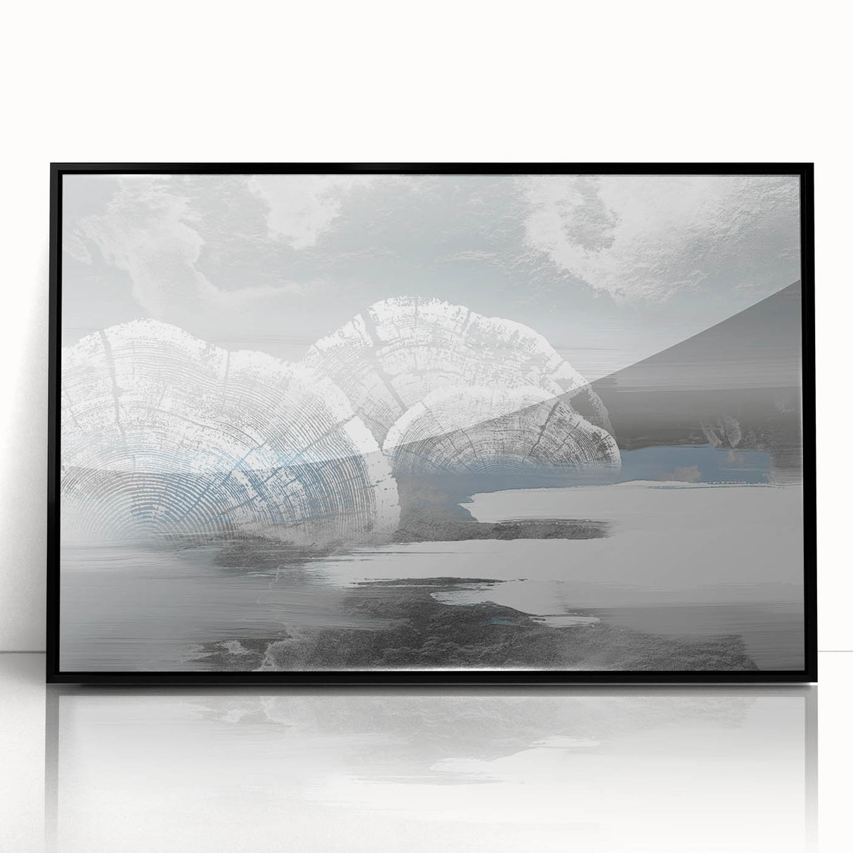 Abstract canvas artwork showcasing vibrant colors and dynamic shapes, perfect for modern home decor, displayed against a neutral background for emphasis.