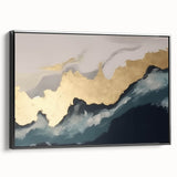 Vibrant abstract canvas art print showcasing bold colors and dynamic shapes, ideal for modern home decor or office spaces, enhancing any interior design.