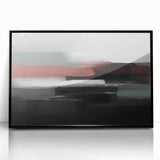 Vibrant abstract canvas print showcasing colorful geometric shapes and fluid lines, ideal for modern home decor or art enthusiasts.