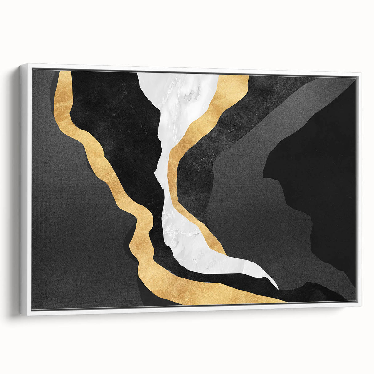 Vibrant abstract canvas artwork in bold colors, showcasing swirling patterns and dynamic shapes, ideal for modern home decor. Perfect for adding a contemporary touch to any room.
