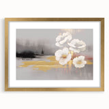 Abstract wall art canvas print featuring vibrant colors and dynamic shapes, displayed against a minimalistic background, perfect for modern home decor.