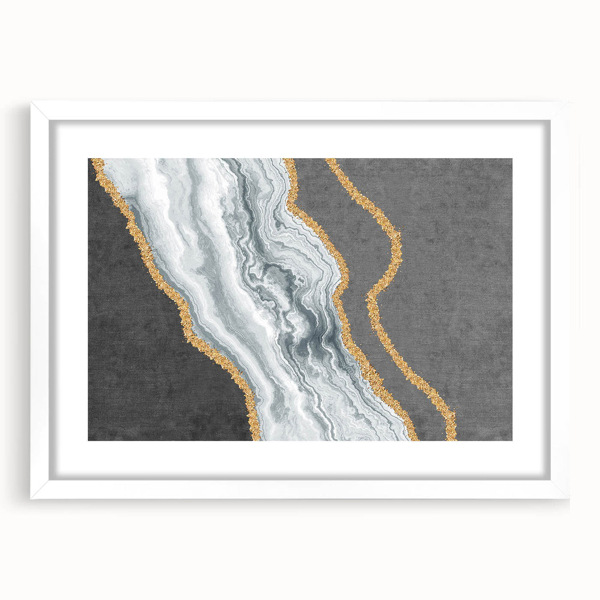 Abstract wall art canvas print showcasing vibrant colors and geometric shapes, perfect for modern decor, delivered rolled in protective packaging.
