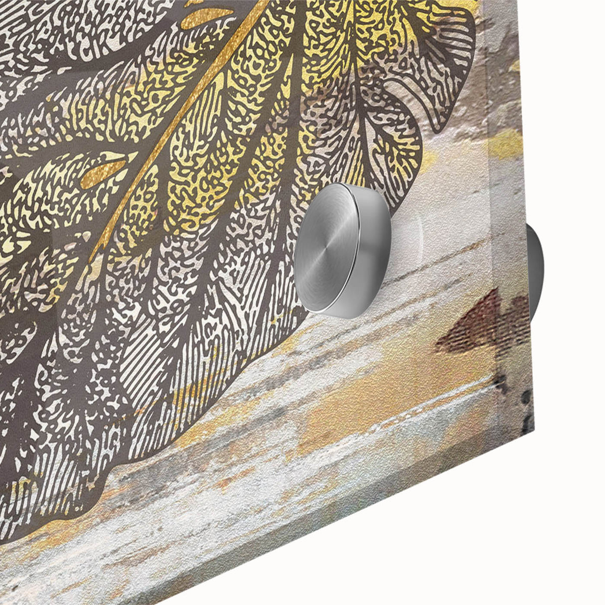 Abstract wall art canvas showcasing vibrant colors and geometric patterns, rolled and packaged in a sturdy cardboard tube for safe shipping. Ideal for modern home decor.