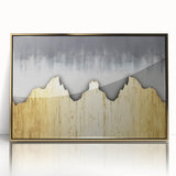 Abstract canvas artwork showcasing vibrant colors and dynamic shapes, ideal for modern home decor and artistic expression.
