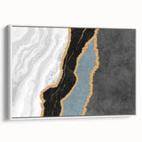 Abstract wall art canvas print showcasing vibrant colors and dynamic shapes, designed to enhance modern home decor with a striking visual impact.