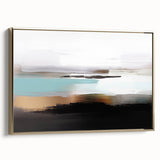 Abstract wall art canvas showcasing vibrant colors and dynamic shapes, ideal for modern decor, creatively displayed in a stylish interior setting.
