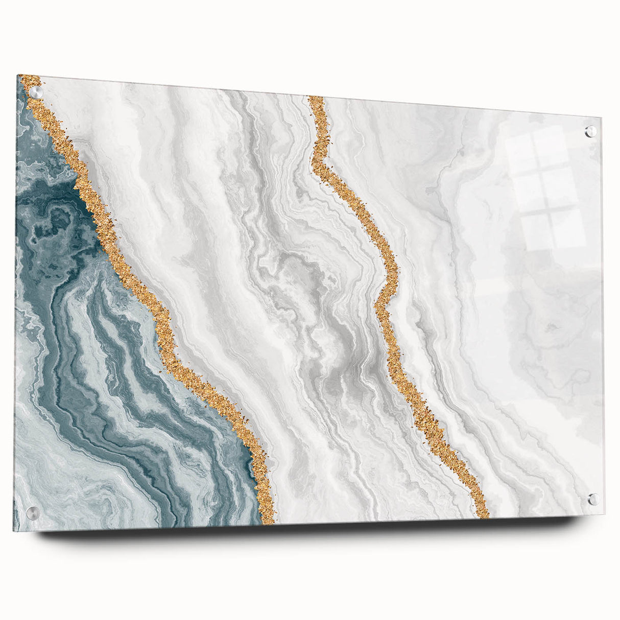 Colorful abstract wall art canvas print featuring dynamic shapes and vibrant hues, ideal for modern home decor and artistic spaces.
