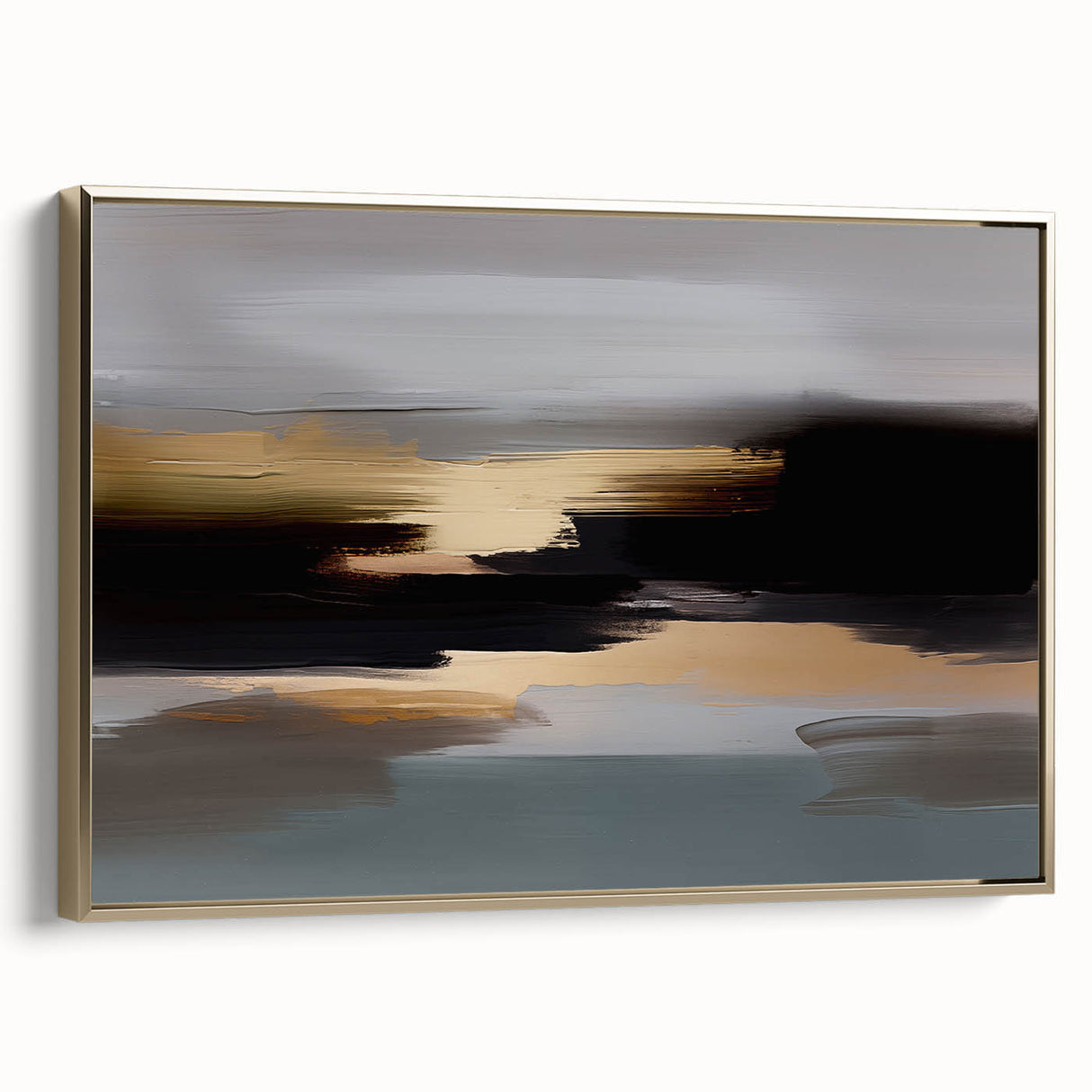 Abstract wall art canvas print showcasing vibrant colors and dynamic shapes, perfect for modern home decor or office spaces.
