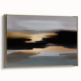 Abstract wall art canvas print showcasing vibrant colors and dynamic shapes, perfect for modern home decor or office spaces.