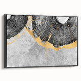 Vibrant abstract wall art canvas print showcasing bold colors and dynamic shapes, ideal for modern home decor and artistic expression.