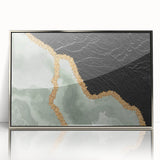 Abstract wall art canvas print showcasing vibrant colors and dynamic shapes, perfect for modern home decor and artistic expression.