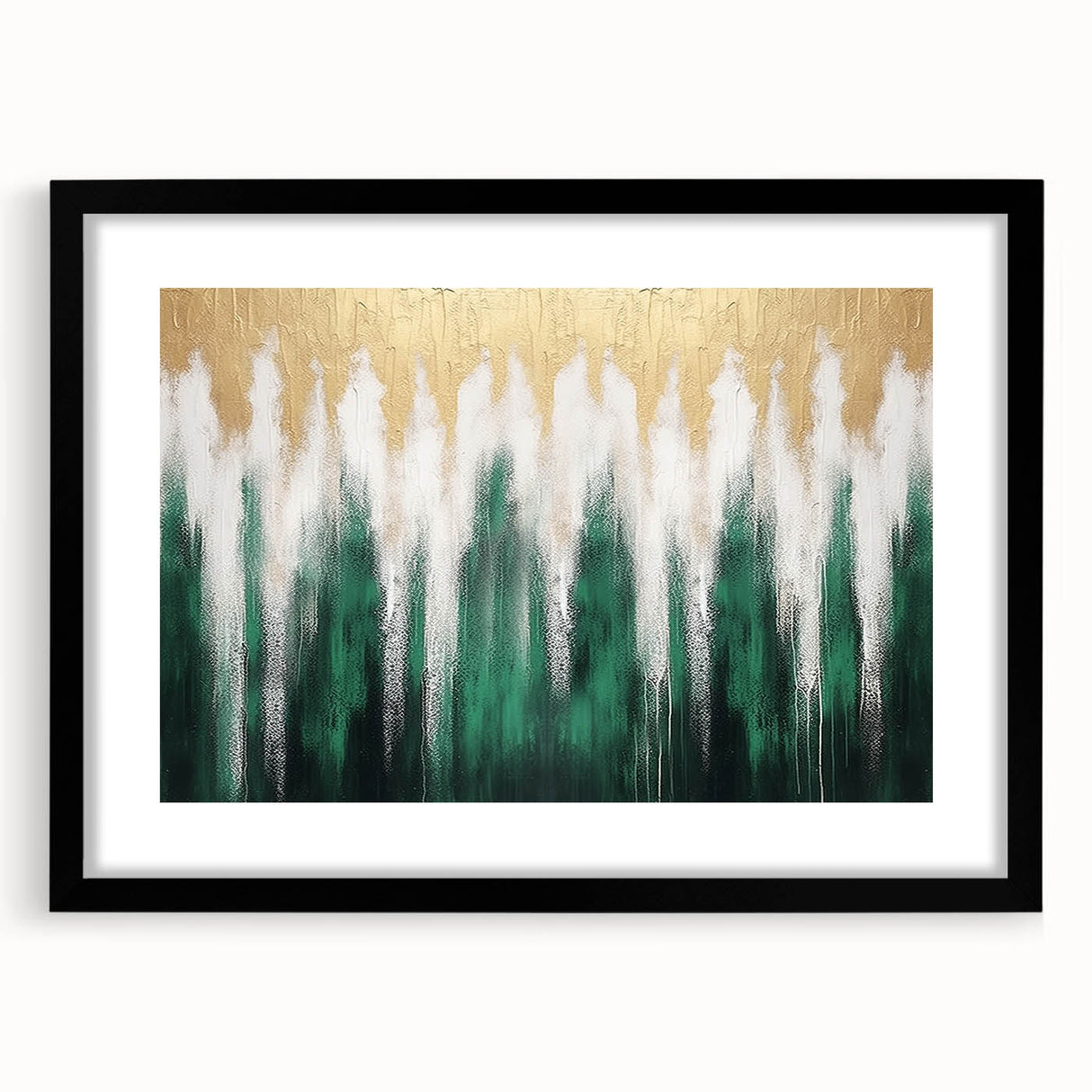 Abstract wall art canvas print showcasing vibrant geometric shapes in bold colors, ideal for modern home decor. Packaged securely in a protective tube for delivery.