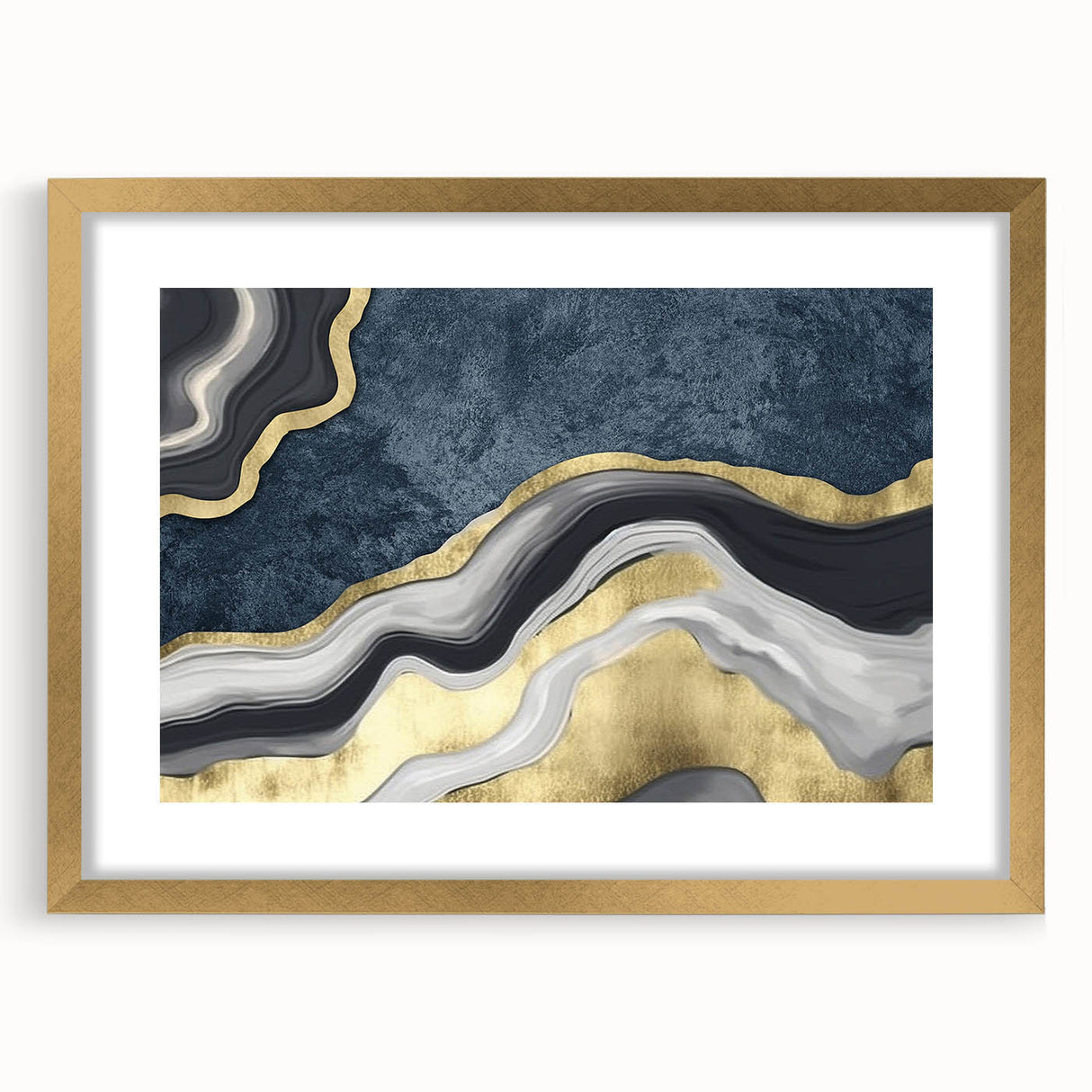 Vibrant abstract wall art canvas print showcasing bold colors and dynamic shapes, perfect for modern home decor or office space.