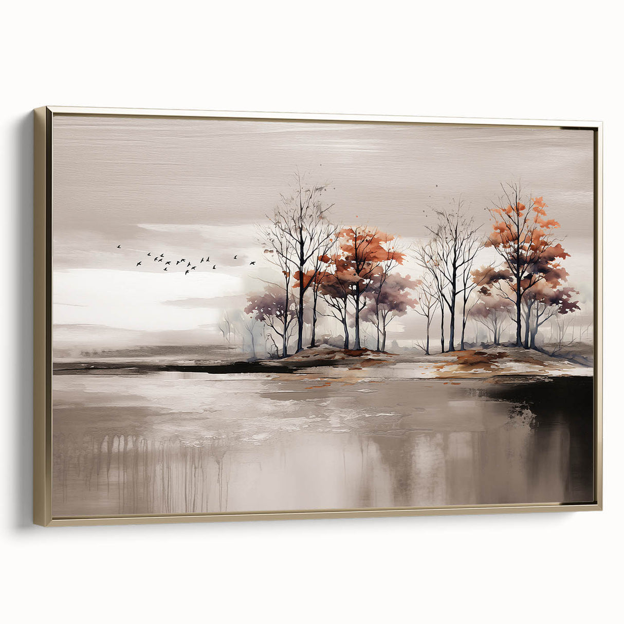 Abstract canvas art print showcasing vibrant blue and orange swirls on a textured background, ideal for modern home decor and artistic expressions.