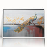Vibrant abstract canvas artwork showcasing bold colors and dynamic shapes, perfect for modern home decor. Ideal for enhancing living spaces with artistic flair.