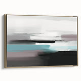 Abstract wall art canvas print showcasing vibrant colors and geometric shapes, designed for modern home decor, presented in a protective cardboard tube.