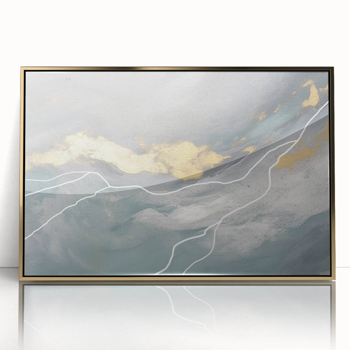 Vibrant abstract wall art print showcasing bold colors and dynamic shapes, perfect for modern decor, emphasizing creativity and style.