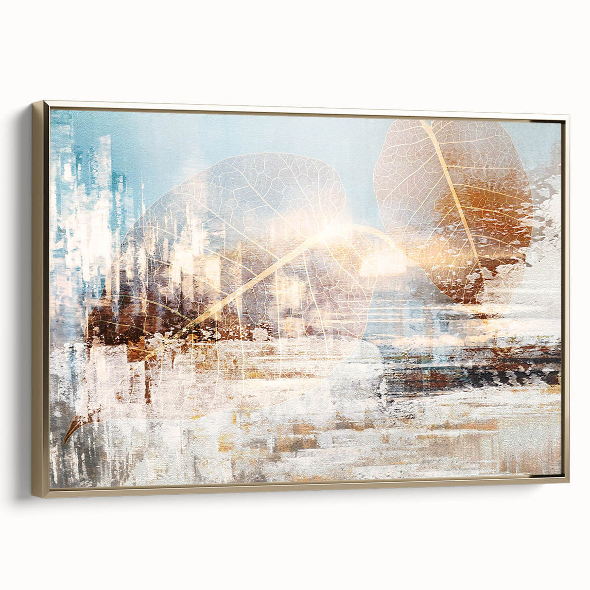 Abstract wall art canvas print showcasing vibrant colors and dynamic shapes, perfect for modern decor and enhancing living spaces.