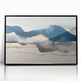 Abstract canvas artwork showcasing vibrant colors and swirling patterns, designed for modern home decor, highlighting artistic expression and creativity.
