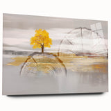 Abstract wall art canvas print showcasing vibrant colors and geometric shapes, perfect for modern decor. Ideal for enhancing living spaces.