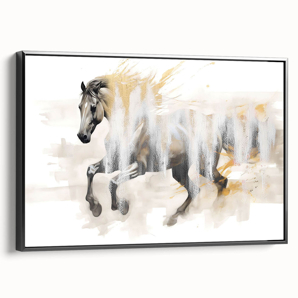 Colorful abstract wall art canvas featuring vibrant geometric patterns and textures, ideal for modern home decor. Packaged securely in a protective tube.