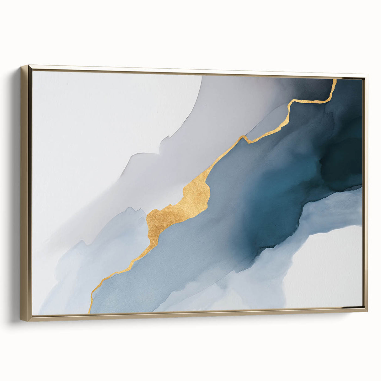 Vibrant abstract wall art canvas print showcasing a blend of bold colors and fluid shapes, ideal for modern home decor and artistic expression.