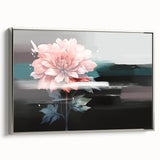 Abstract canvas art print showcasing vibrant colors and geometric shapes, perfect for modern home decor, enhancing any living space's aesthetic.