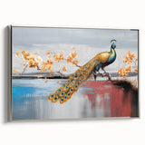 Abstract wall art canvas print showcasing vibrant colors and geometric patterns, rolled and securely packaged in a durable cardboard tube for safe shipping. Ideal for modern decor enthusiasts seeking unique artwork.