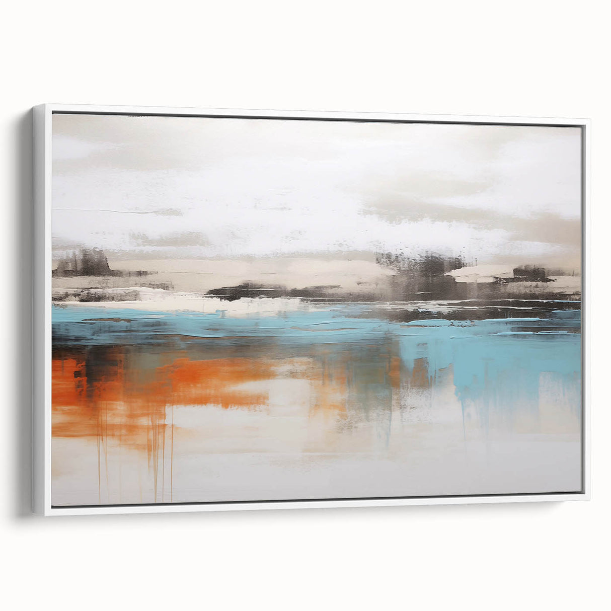 Abstract wall art featuring vibrant geometric shapes in bold colors, set against a textured background, ideal for modern home decor or artistic spaces.