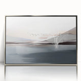 Abstract canvas artwork showcasing vibrant colors and dynamic shapes, ideal for modern home decor, emphasizing artistic expression and creativity.