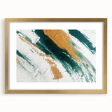 Abstract wall art canvas print showcasing vibrant colors and fluid shapes, ideal for modern home decor or creative spaces, emphasizing artistic expression.