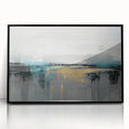 Abstract wall art canvas featuring vibrant geometric shapes in bold colors, rolled and secured in a protective cardboard tube for easy transport. Ideal for modern home decor.