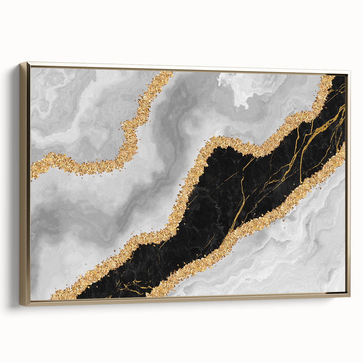 Abstract canvas art print showcasing vibrant colors and dynamic shapes, perfect for modern home decor, emphasizing artistic expression and creativity.