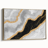 Abstract canvas art print showcasing vibrant colors and dynamic shapes, perfect for modern home decor, emphasizing artistic expression and creativity.