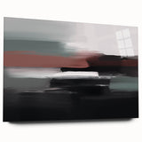 Abstract wall art canvas print showcasing vibrant colors and geometric shapes, ideal for modern home decor, framed in a sleek design.