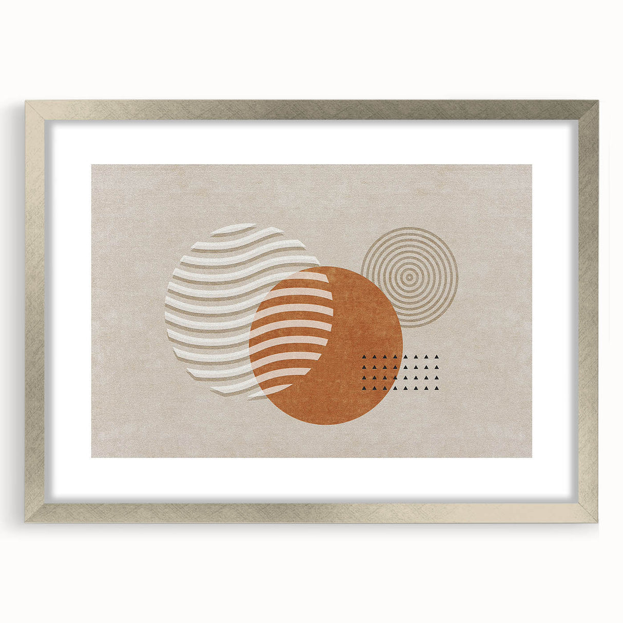 Vibrant abstract canvas art print showcasing a blend of bold colors and geometric shapes, perfect for modern home decor or art collectors.