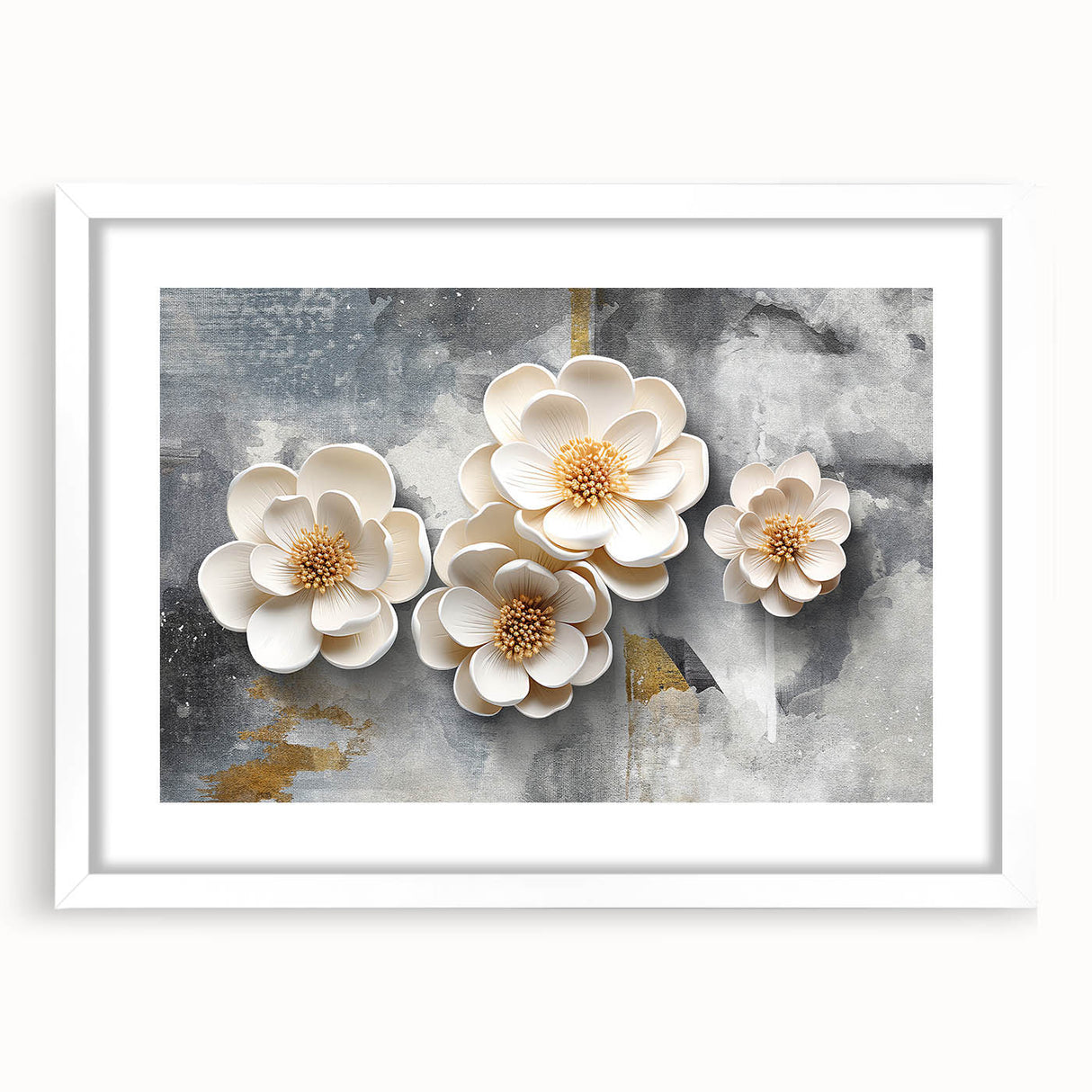 Abstract wall art print showcasing vibrant colors and fluid shapes, designed for modern home decor, perfect for adding a contemporary touch.