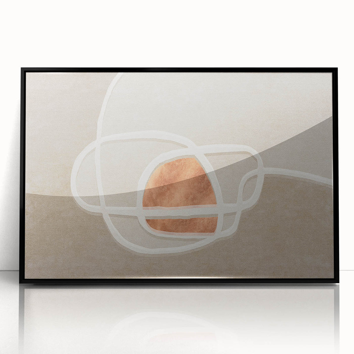 Vibrant abstract canvas painting showcasing bold colors and dynamic shapes, perfect for modern home decor or art enthusiasts.