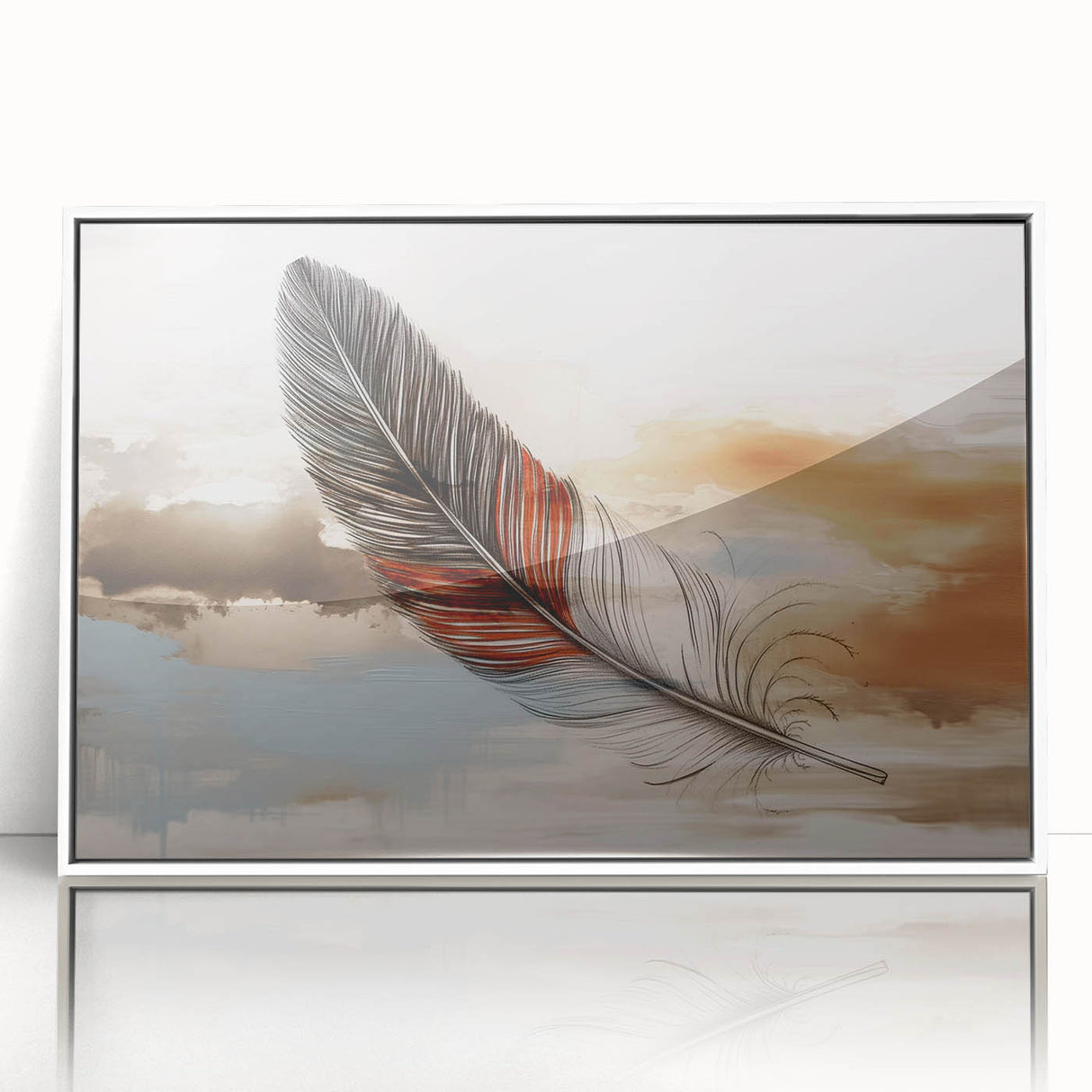 Abstract wall art featuring vibrant colors and dynamic shapes, showcasing a modern artistic design ideal for contemporary home decor.