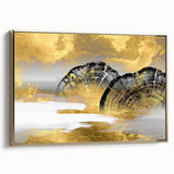 Abstract wall art canvas featuring vibrant colors and geometric shapes, showcasing a modern artistic design, ideal for contemporary home decor.
