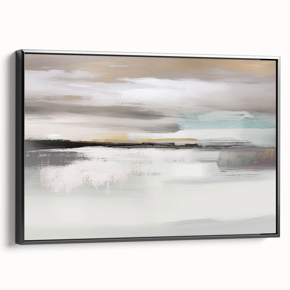 Abstract wall art canvas print showcasing vibrant colors and dynamic shapes, perfect for modern home decor or gallery display.
