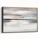 Abstract wall art canvas print showcasing vibrant colors and dynamic shapes, perfect for modern home decor or gallery display.