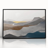 Vibrant abstract canvas art print showcasing bold colors and dynamic shapes, ideal for modern home decor or artistic spaces.