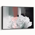 Vibrant abstract canvas art showcasing swirling blue, orange, and yellow patterns, perfect for modern decor and artistic expression.