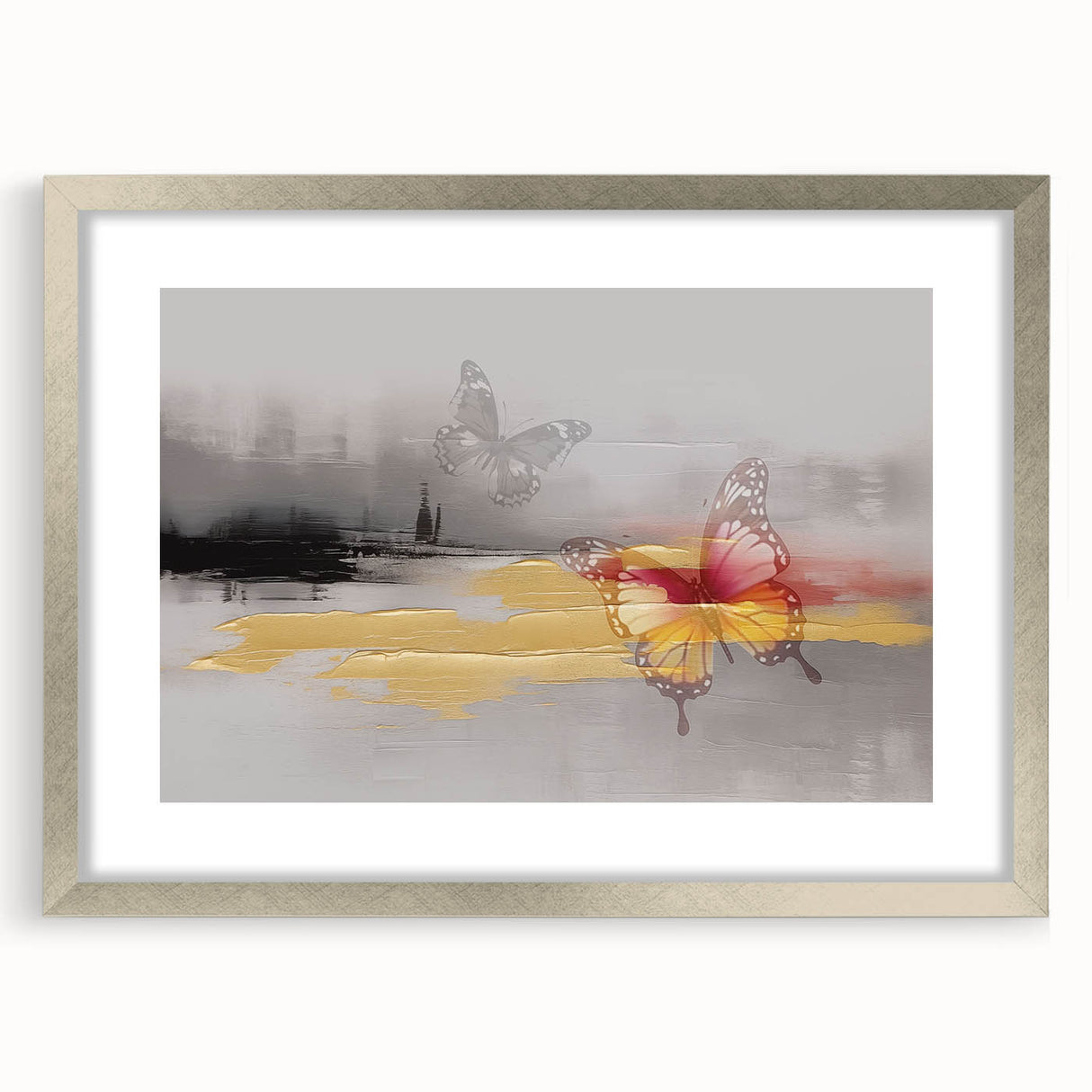 Abstract canvas artwork featuring vibrant colors and geometric shapes, ideal for modern home decor. The piece adds a contemporary touch to any room.