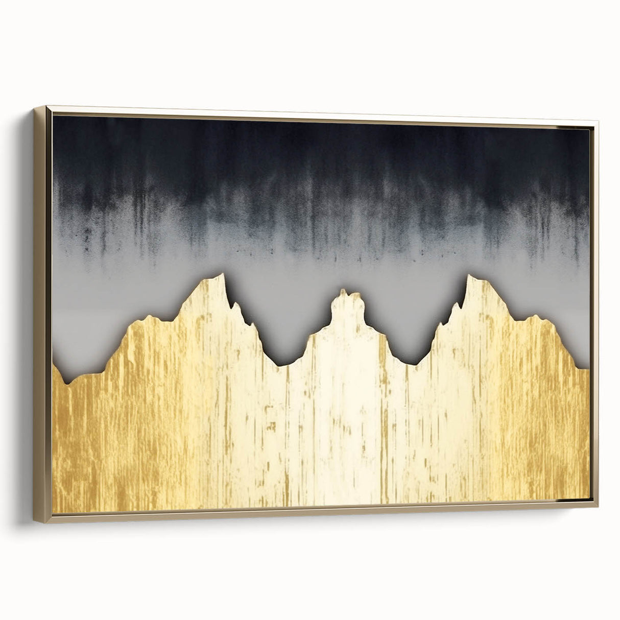 Abstract wall art canvas print showcasing vibrant colors and geometric shapes, rolled and packaged in a protective cardboard tube for easy framing.