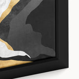 Colorful abstract canvas art print showcasing dynamic shapes and vibrant hues, perfect for modern home decor and artistic display.