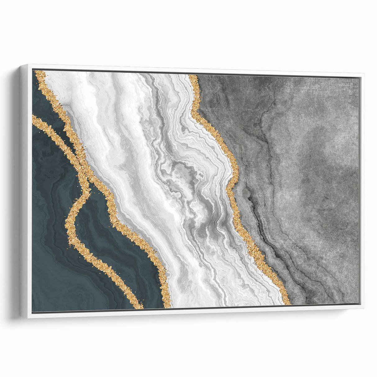 Abstract canvas artwork showcasing vibrant colors and fluid shapes, perfect for modern decor and enhancing artistic spaces.